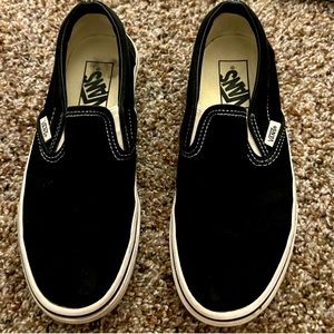 Black Slip On Classic Vans